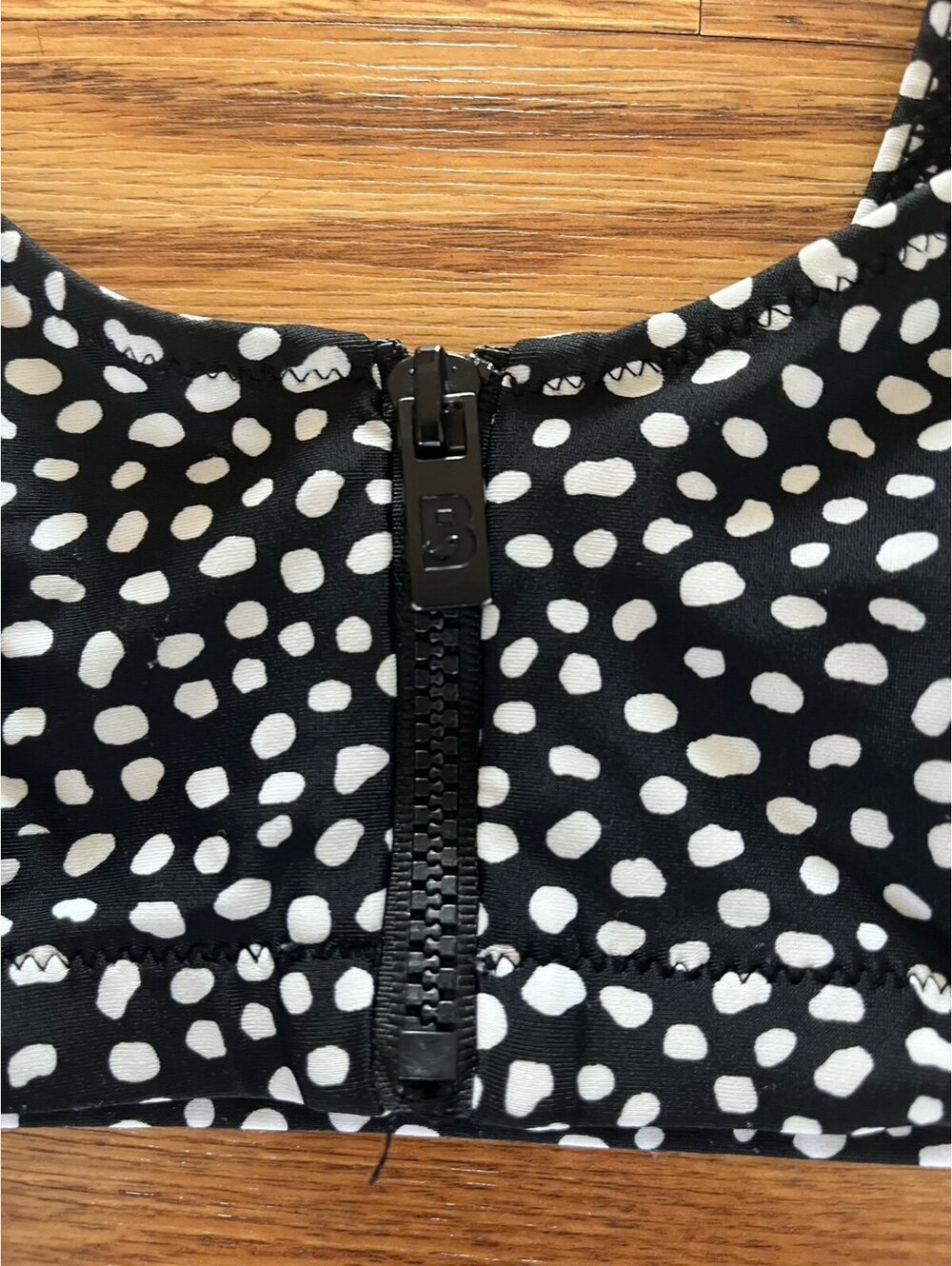 Black-and-white spotted bikini Blackbough Swim Size Medium - Picture 3 of 6